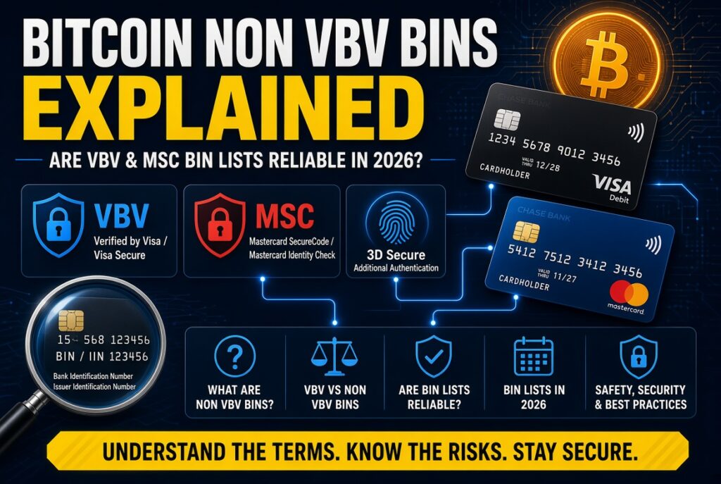 Bitcoin Non VBV BINs explained with VBV, MSC, and BIN lists for 2026