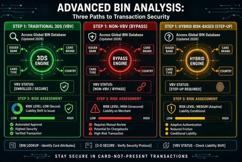 How to check Non VBV BINs in 2026 with BIN lookup tools and 3-D Secure verification