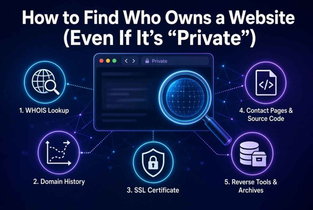 How to Find Who Owns a Website