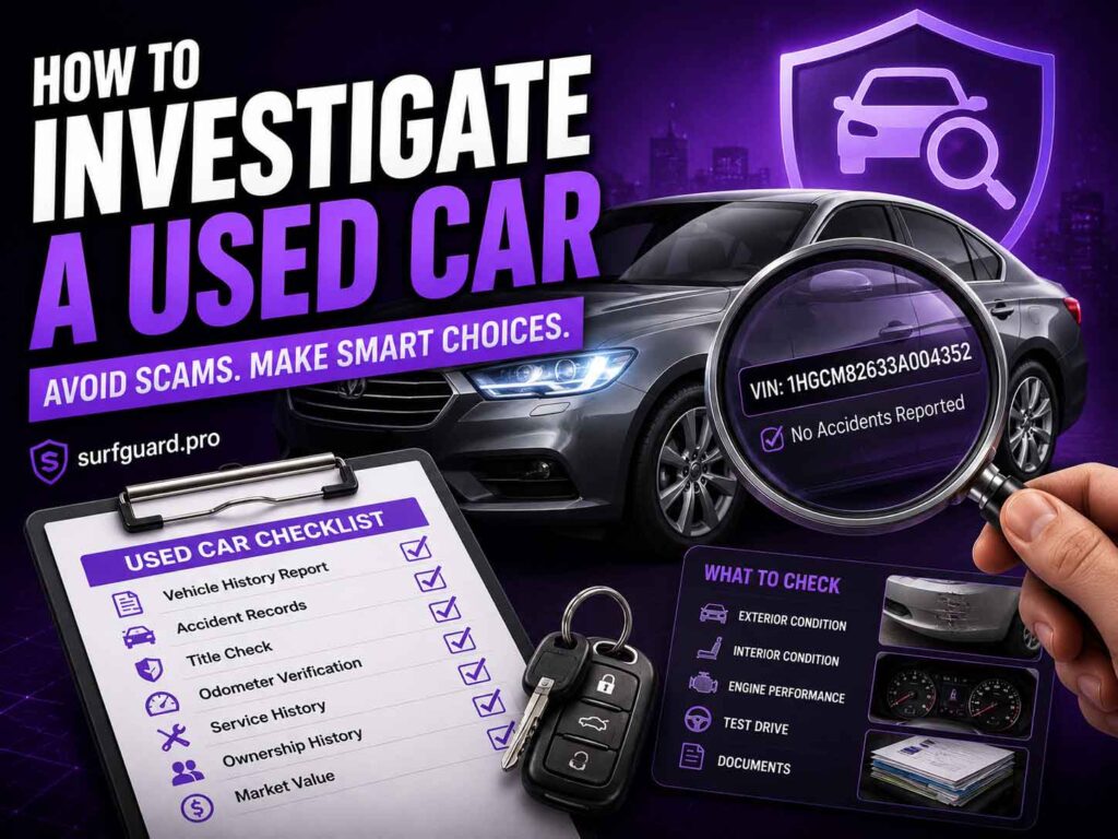 How to Investigate a Used Car
