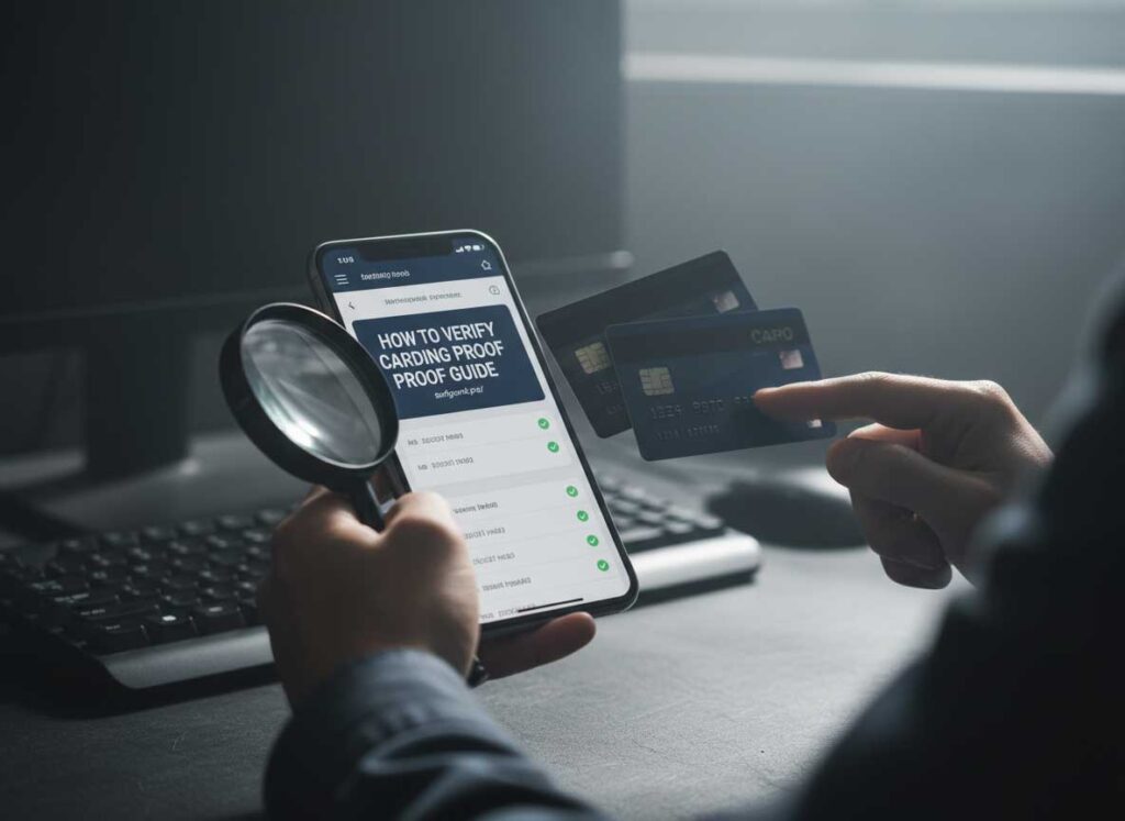 How to verify carding proof guide showing verification process steps